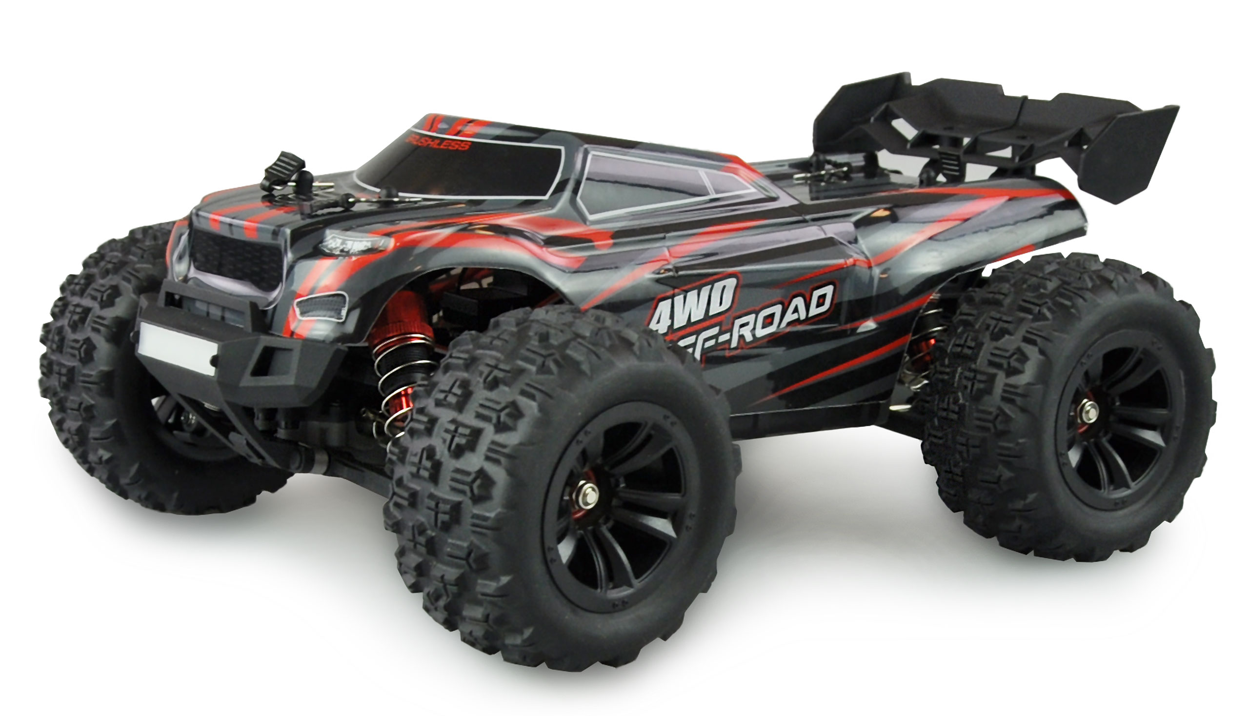 Hyper GO Truggy brushless 4WD 1/16 RTR black/red