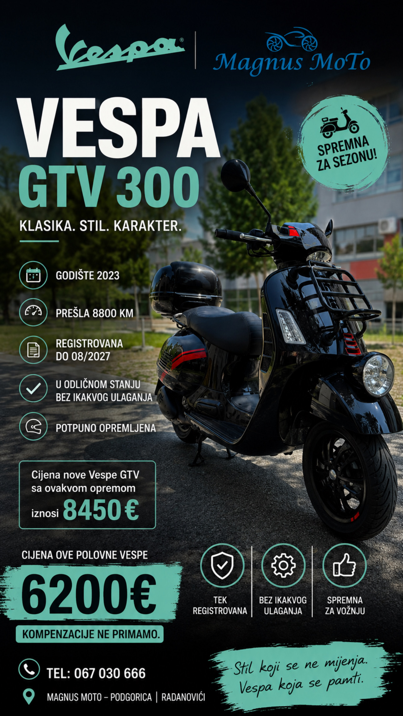 VESPA GTV 300