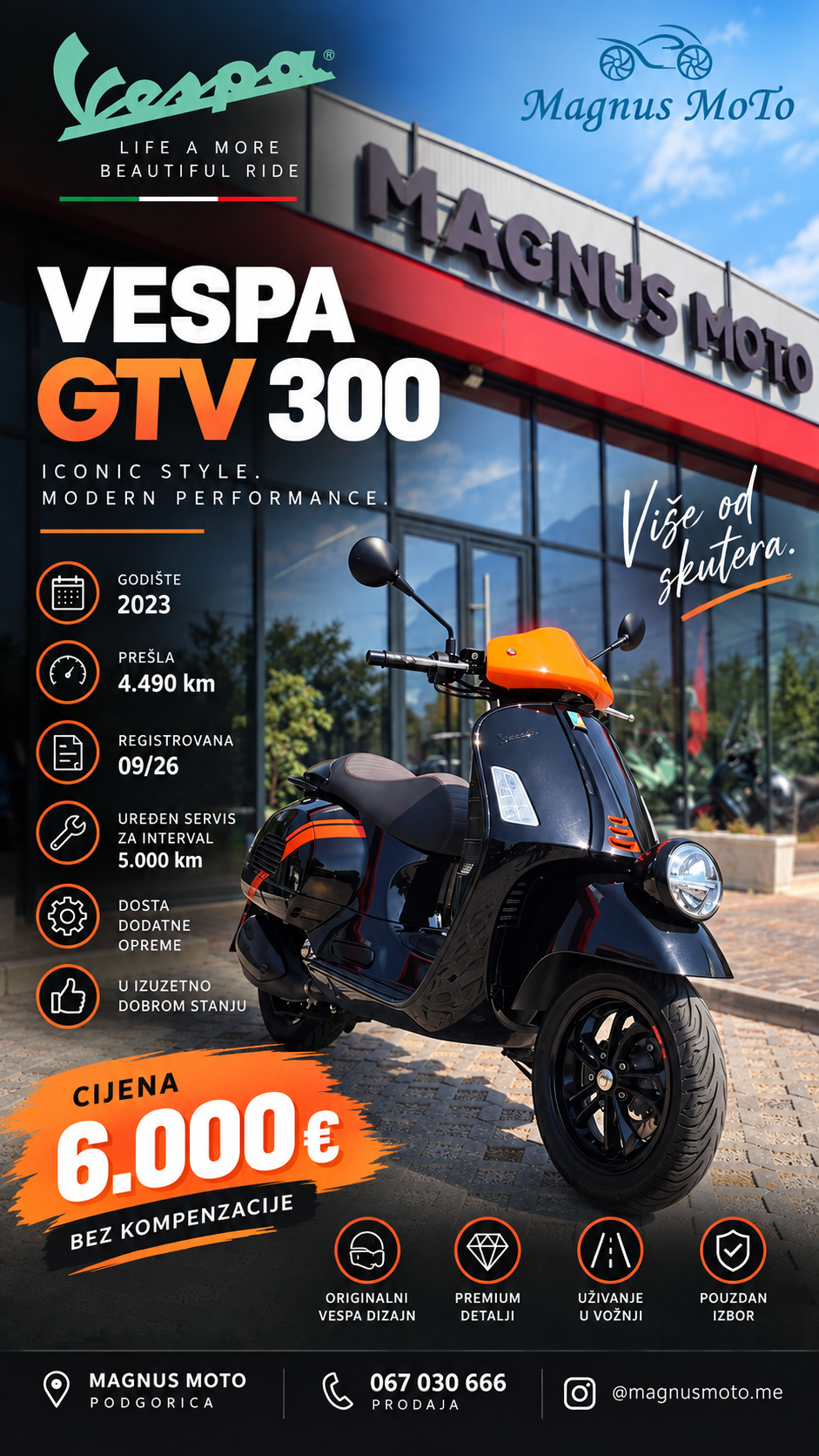 VESPA GTV 300