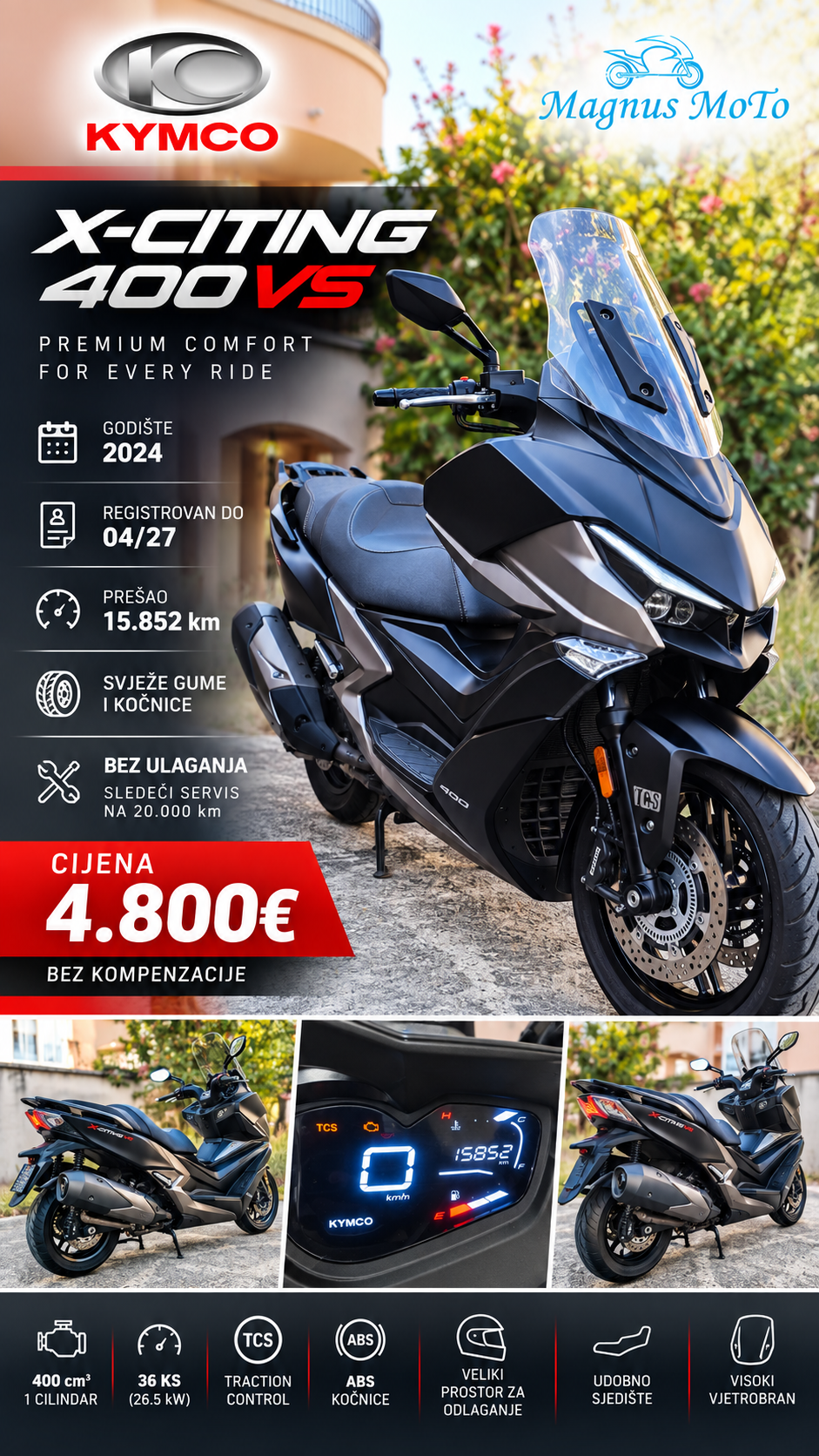 KYMCO X-CITING 400 VS