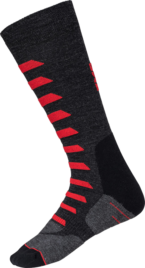 IXS CARAPE Merino 365 grey-red 39/41