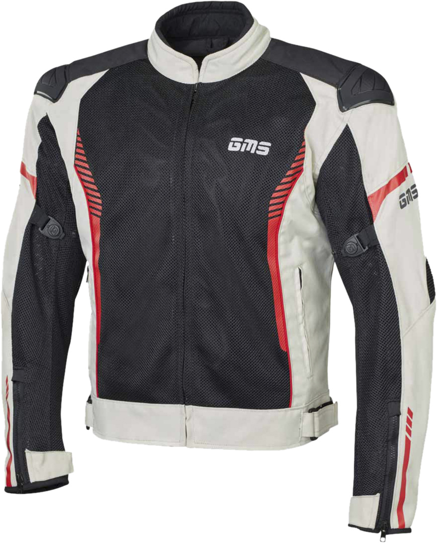 Jacket Samu Mesh beige-black-red XL