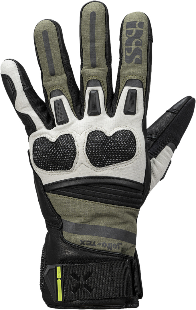 Montevideo-ST short gloves black-olive-light grey L