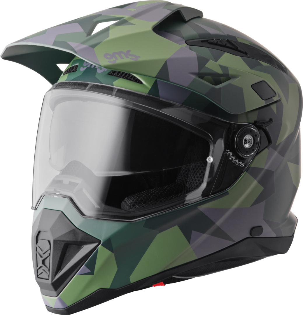 IXS KACIGA Adventurehelm Adventus Camo matt green-black camo S