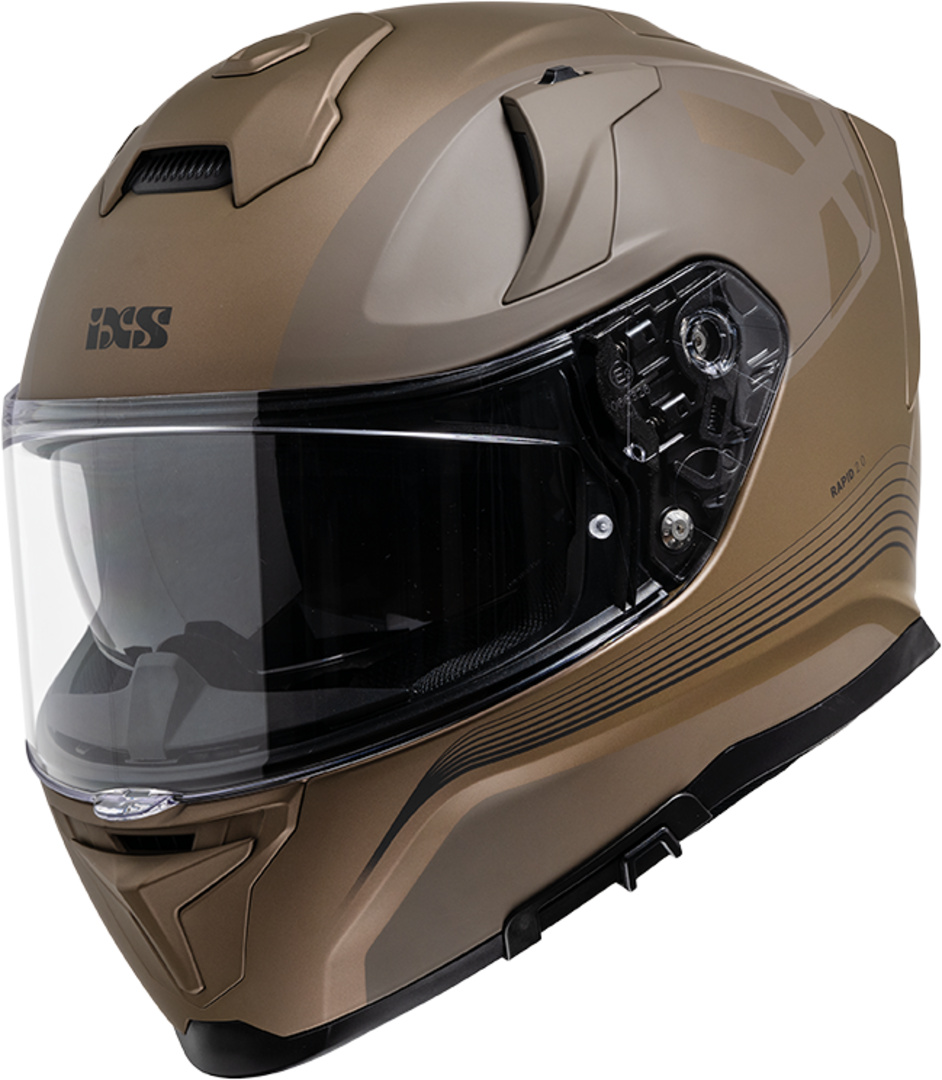 IXS KACIGA RAPID 2.0 GRAPHIC MATT BROWN GREY